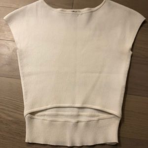 Wilfred white crop top
